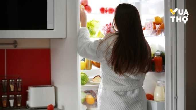 Tủ lạnh chưa đầy đồ ăn