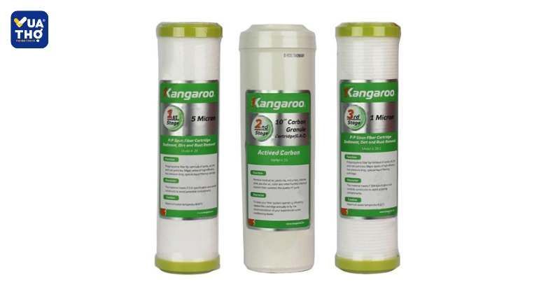 bộ lõi lọc nước thô hiệu kangaroo